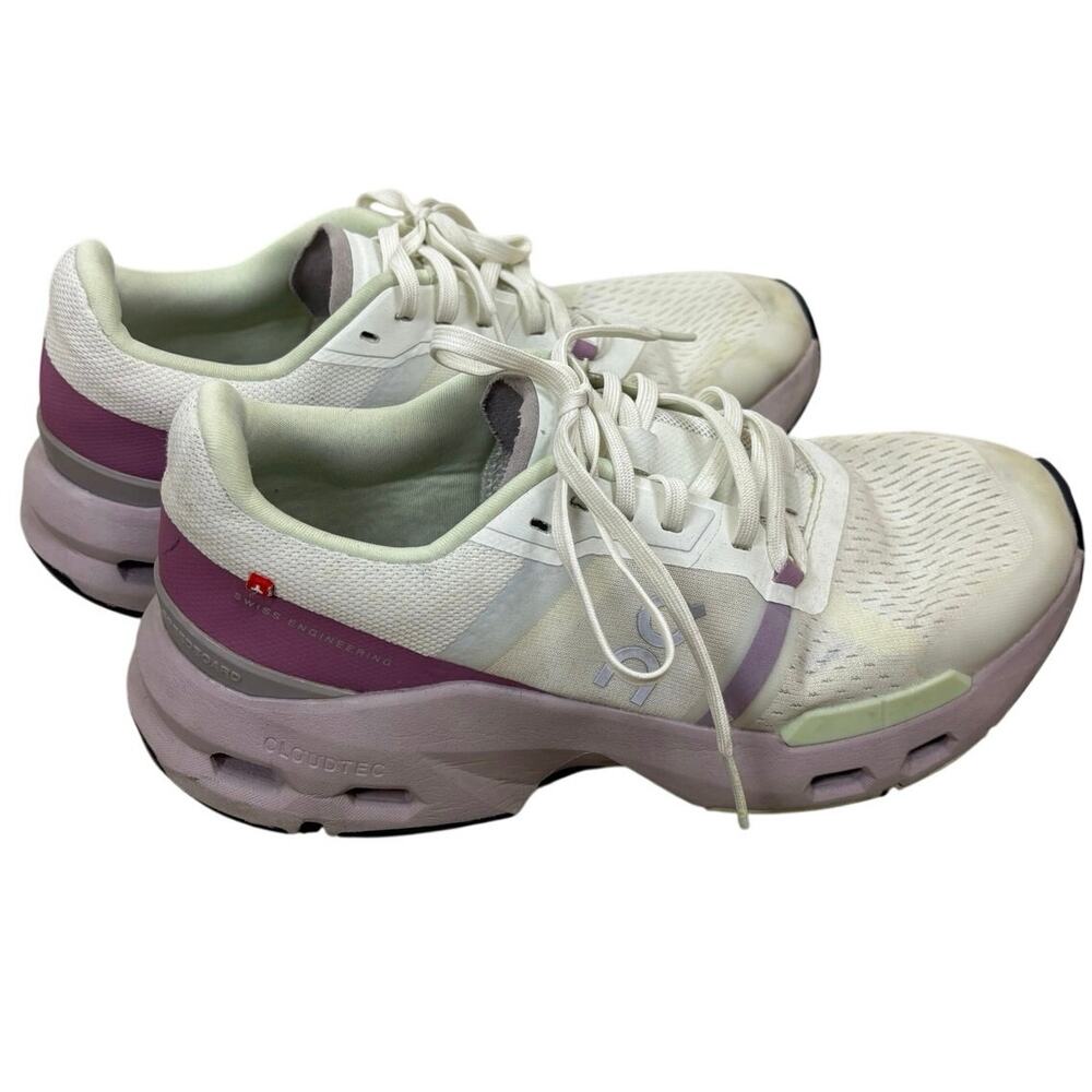 On Cloudpulse Women’s Size 8 Training Shoes White Lavender Purple CloudTec